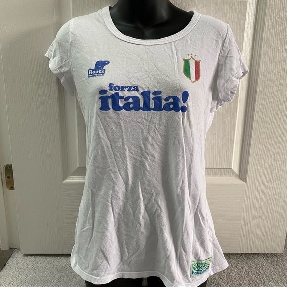 Roots Vintage "Forza Italia" T-Shirt - Picture 1 of 8